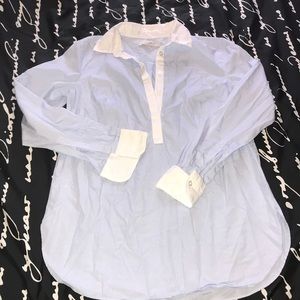 Light blue Loft shirt sz xs